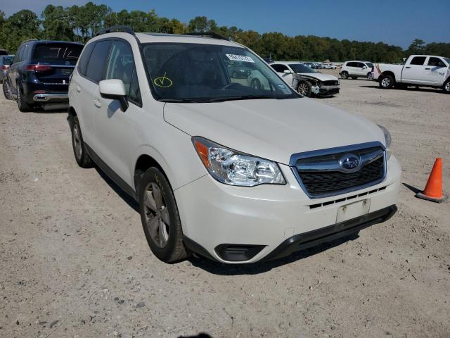 JF2SJADC0EH465484 - 2014 SUBARU FORESTER 2 WHITE photo 1