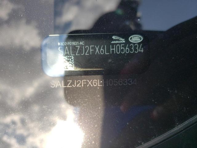 SALZJ2FX6LH056334 - 2020 LAND ROVER RANGE ROVE BLACK photo 10