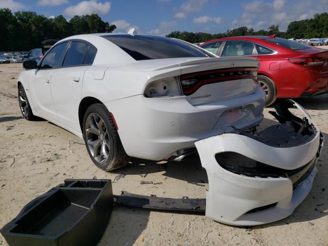 2C3CDXCT0GH169655 - 2016 DODGE CHARGER R/ WHITE photo 3