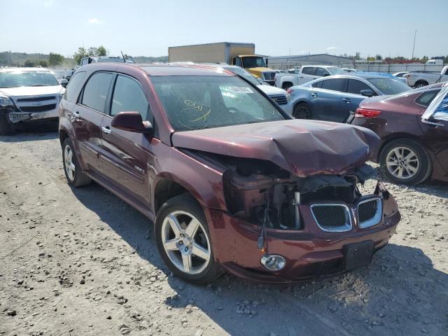 2CKDL537986291575 - 2008 PONTIAC TORRENT GX MAROON photo 1