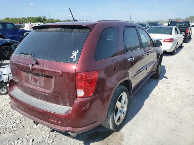 2CKDL537986291575 - 2008 PONTIAC TORRENT GX MAROON photo 4