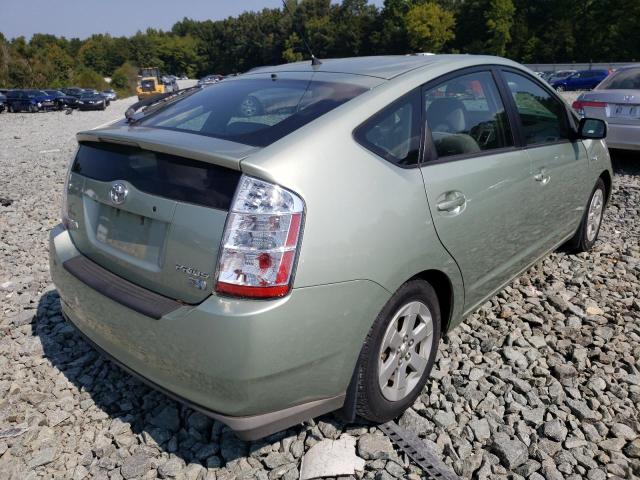 JTDKB20U277570360 - 2007 TOYOTA PRIUS GREEN photo 4