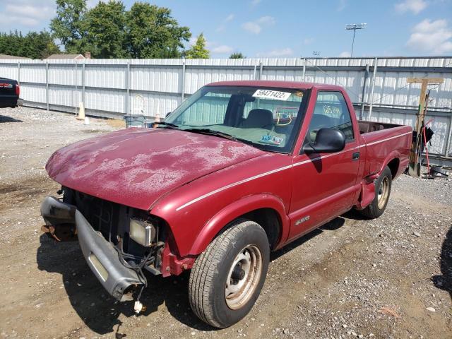 1GCCS1440SK109057 - 1995 CHEVROLET S TRUCK S1 RED photo 2