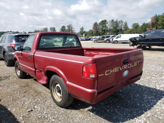 1GCCS1440SK109057 - 1995 CHEVROLET S TRUCK S1 RED photo 3