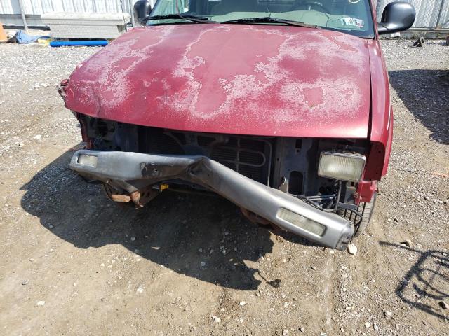 1GCCS1440SK109057 - 1995 CHEVROLET S TRUCK S1 RED photo 9