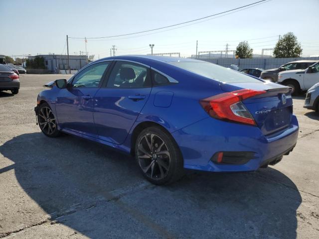 2HGFC2F81LH559133 - 2020 HONDA CIVIC SPOR 蓝色 照片 3