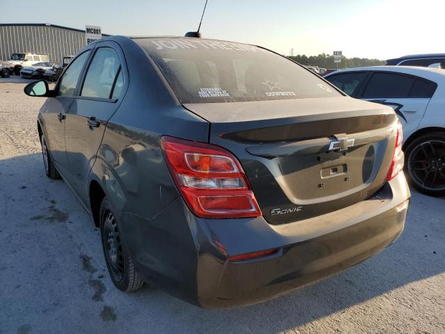 1G1JA5SH6H4171804 - 2017 CHEVROLET SONIC LS 灰色 照片 3