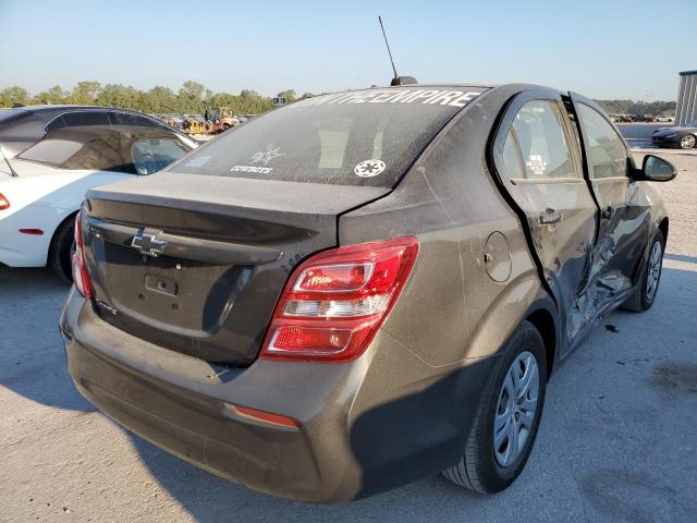 1G1JA5SH6H4171804 - 2017 CHEVROLET SONIC LS 灰色 照片 4