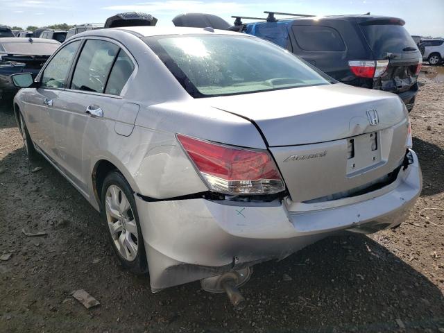 1HGCP36888A044133 - 2008 HONDA ACCORD EXL GRAY photo 3