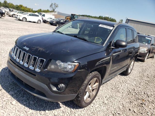 1C4NJCBA4ED631019 - 2014 JEEP COMPASS SP BLACK photo 2