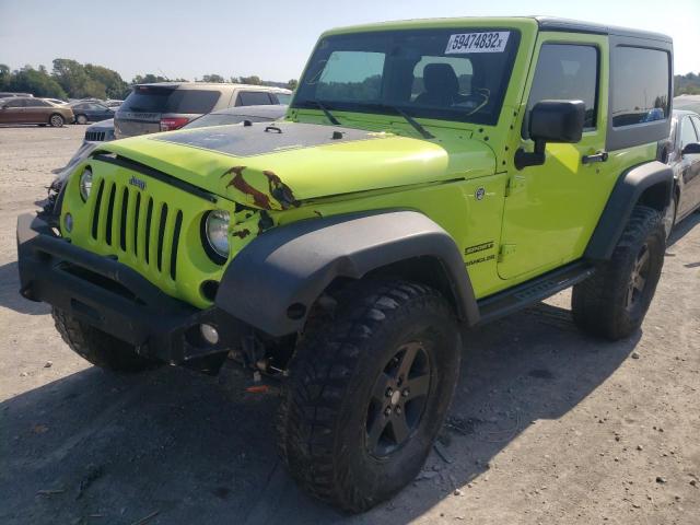 1C4AJWAG3HL520753 - 2017 JEEP WRANGLER S 绿色 照片 2