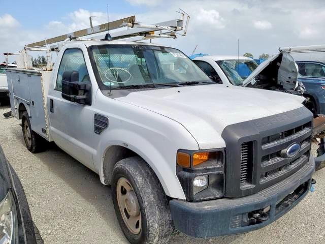 1FDWF30548EC54701 - 2008 FORD F350 SRW S WHITE photo 1