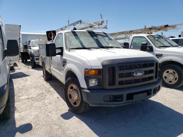 1FDWF30558EC54612 - 2008 FORD F350 SRW S WHITE photo 2