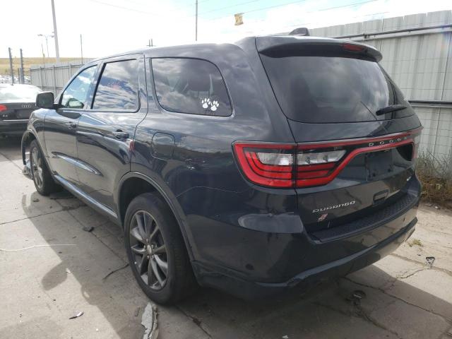 1C4RDJDG2JC175911 - 2018 DODGE DURANGO GT BLUE photo 3