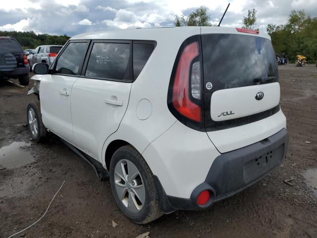 KNDJN2A21F7114414 - 2015 KIA SOUL WHITE photo 3