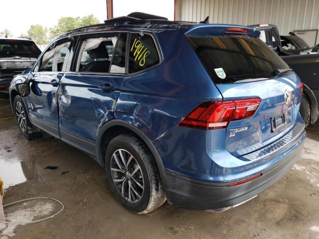 3VV3B7AX9KM149102 - 2019 VOLKSWAGEN TIGUAN SE BLUE photo 3