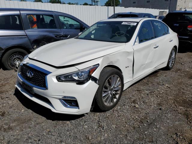 JN1EV7AR5LM254395 - 2020 INFINITI Q50 PURE WHITE photo 2