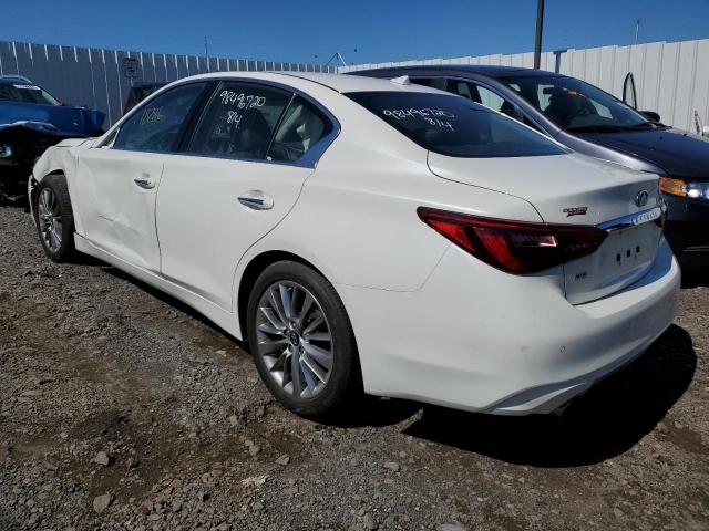 JN1EV7AR5LM254395 - 2020 INFINITI Q50 PURE WHITE photo 3