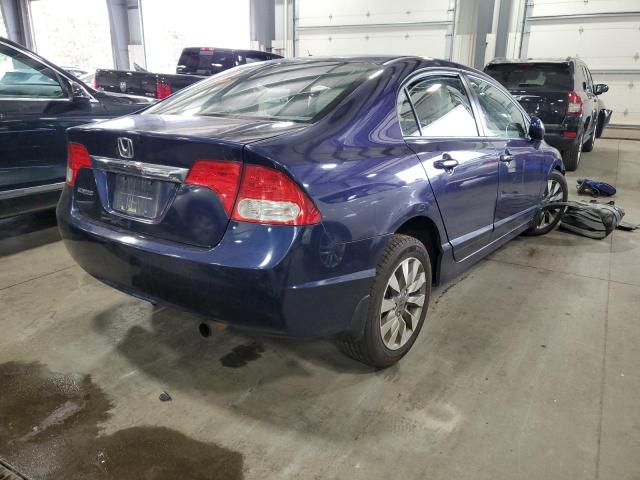 2HGFA16939H512834 - 2009 HONDA CIVIC EXL 蓝色 照片 4
