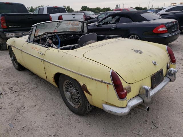 GHN3L123466 - 1967 MG B YELLOW photo 3