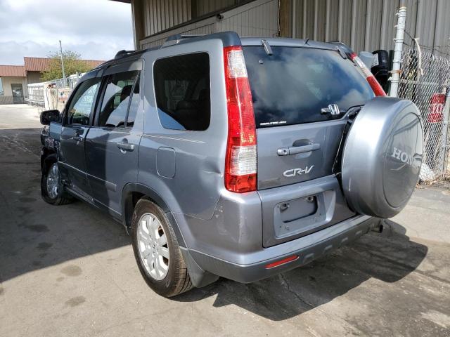 SHSRD78976U432109 - 2006 HONDA CRV GRAY photo 3