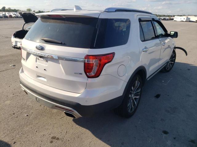 1FM5K8HTXGGB49879 - 2016 FORD EXPLORER P WHITE photo 4