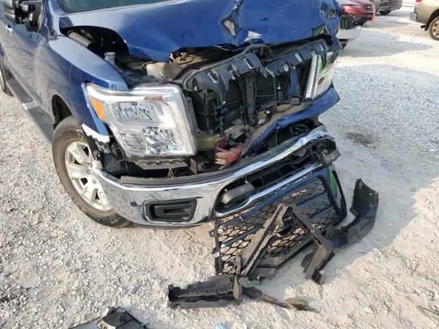 1N6AA1E67KN513561 - 2019 NISSAN TITAN PLAT BLUE photo 9