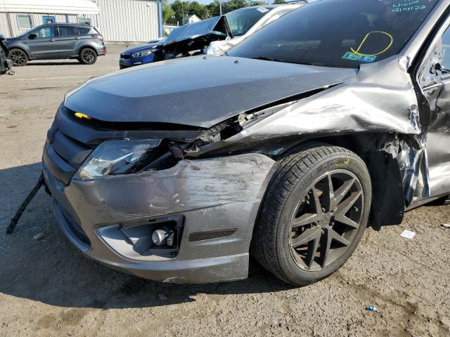 3FAHP0JAXAR326241 - 2010 FORD FUSION SEL GRAY photo 9