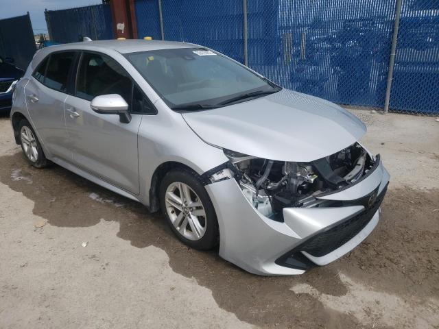 JTNK4RBE3K3052715 - 2019 TOYOTA COROLLA SE SILVER photo 1