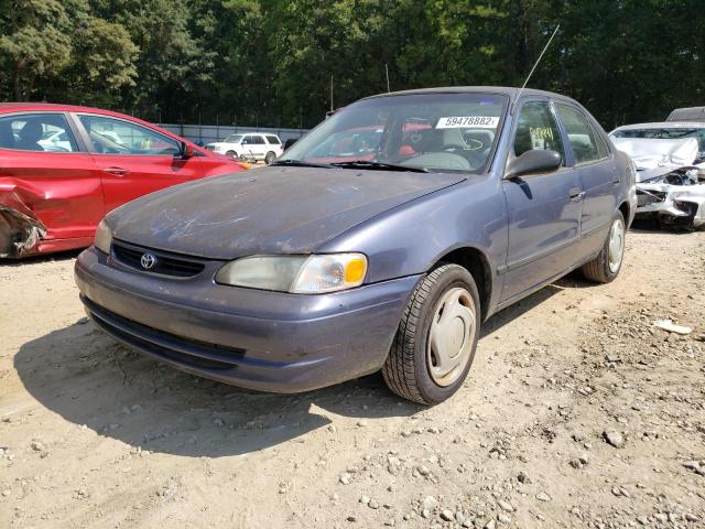 2T1BR12E4YC341576 - 2000 TOYOTA COROLLA VE  photo 2