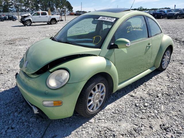 3VWCK31C04M417040 - 2004 VOLKSWAGEN NEW BEETLE 绿色 照片 2