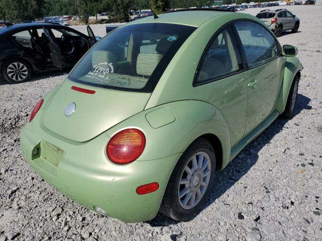 3VWCK31C04M417040 - 2004 VOLKSWAGEN NEW BEETLE 绿色 照片 4