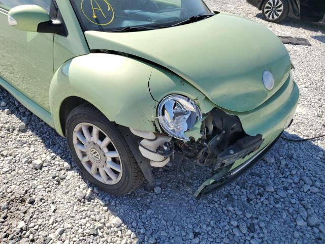 3VWCK31C04M417040 - 2004 VOLKSWAGEN NEW BEETLE 绿色 照片 9