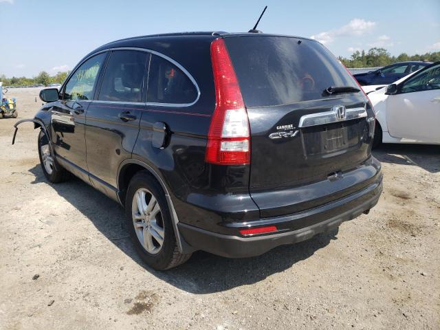 JHLRE4H74BC007622 - 2011 HONDA CR-V EXL BLACK photo 3