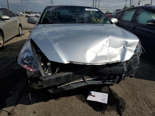 4T1CA30P07U118539 - 2007 TOYOTA CAMRY SOLA SILVER photo 9