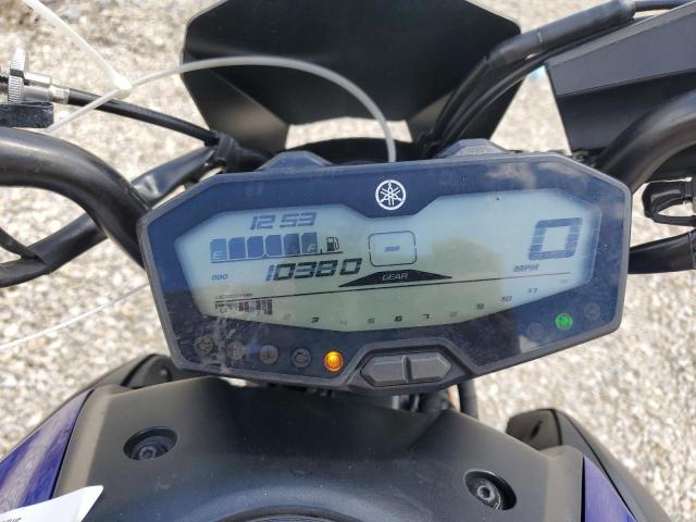 JYARM27E7JA001873 - 2018 YAMAHA MT07 BLUE photo 8