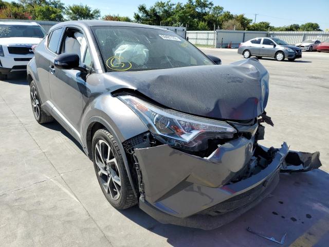 JTNKHMBXXK1020719 - 2019 TOYOTA C-HR XLE GRAY photo 1