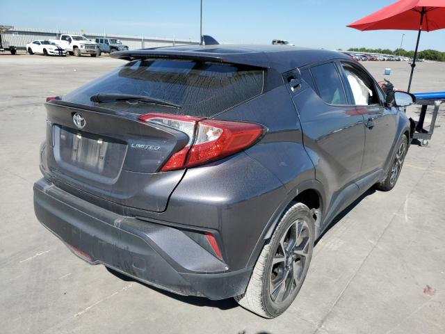 JTNKHMBXXK1020719 - 2019 TOYOTA C-HR XLE GRAY photo 4