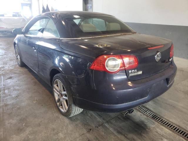 WVWFA71F18V003037 - 2008 VOLKSWAGEN EOS LUX Синій фото 3