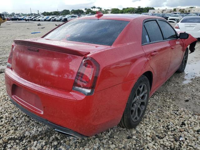 2C3CCAGGXGH282848 - 2016 CHRYSLER 300 S RED photo 4