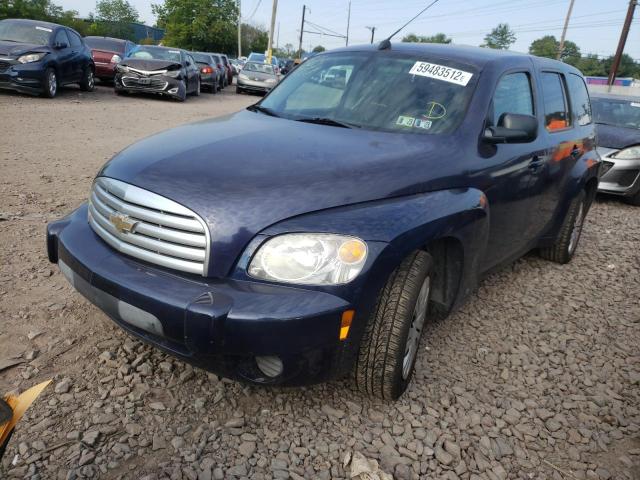 3GNBAADB9AS501560 - 2010 CHEVROLET HHR LS BLUE photo 2