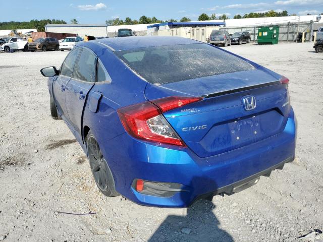 19XFC2F80KE019152 - 2019 HONDA CIVIC SPOR 蓝色 照片 3