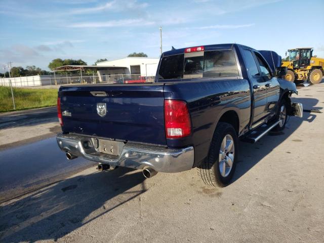 1C6RR6GT3ES364576 - 2014 RAM 1500 SLT BLUE photo 4