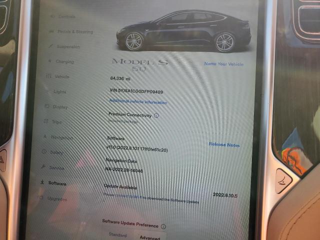 5YJSA1CG0DFP09409 - 2013 TESLA MODEL S Qara foto 8