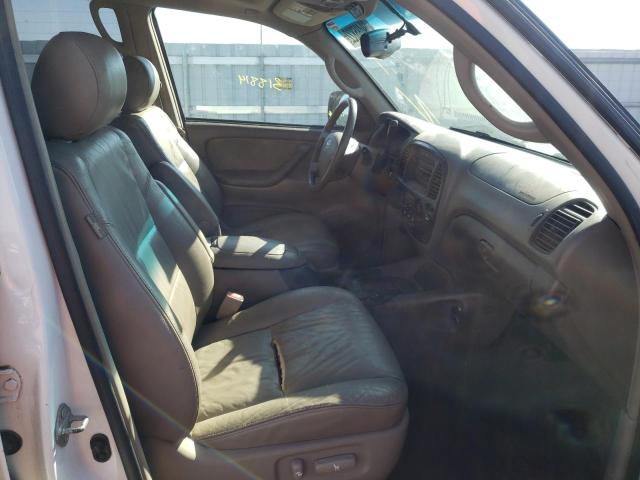 5TDBT44A75S245988 - 2005 TOYOTA SEQUOIA WHITE photo 5