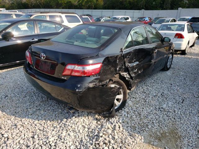 4T1BE46K27U044123 - 2007 TOYOTA CAMRY CE BLACK photo 4