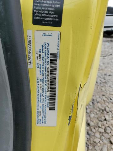 3VWCK21C22M406225 - 2002 VOLKSWAGEN NEW BEETLE 黄色 照片 10