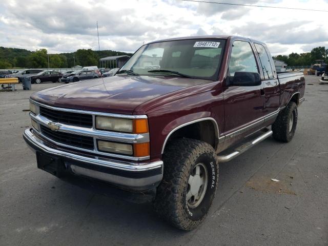 2GCEC19R2V1186978 - 1997 CHEVROLET GMT-400 C1 BURGUNDY photo 2