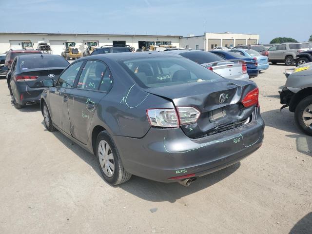 3VW1K7AJ9BM386512 - 2011 VOLKSWAGEN JETTA BASE 灰色 照片 3