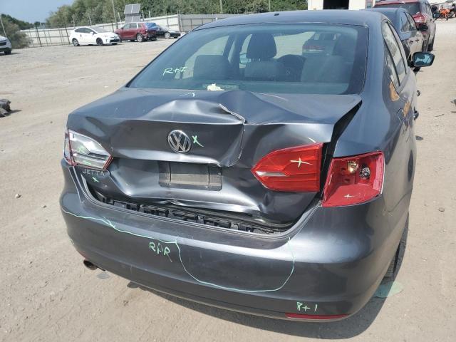 3VW1K7AJ9BM386512 - 2011 VOLKSWAGEN JETTA BASE 灰色 照片 9